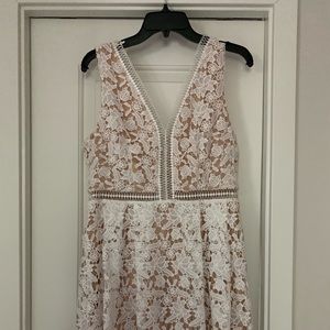 Vici White Lace Dress